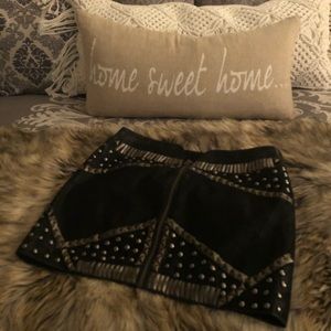 5/48 Leather mini  Skirt